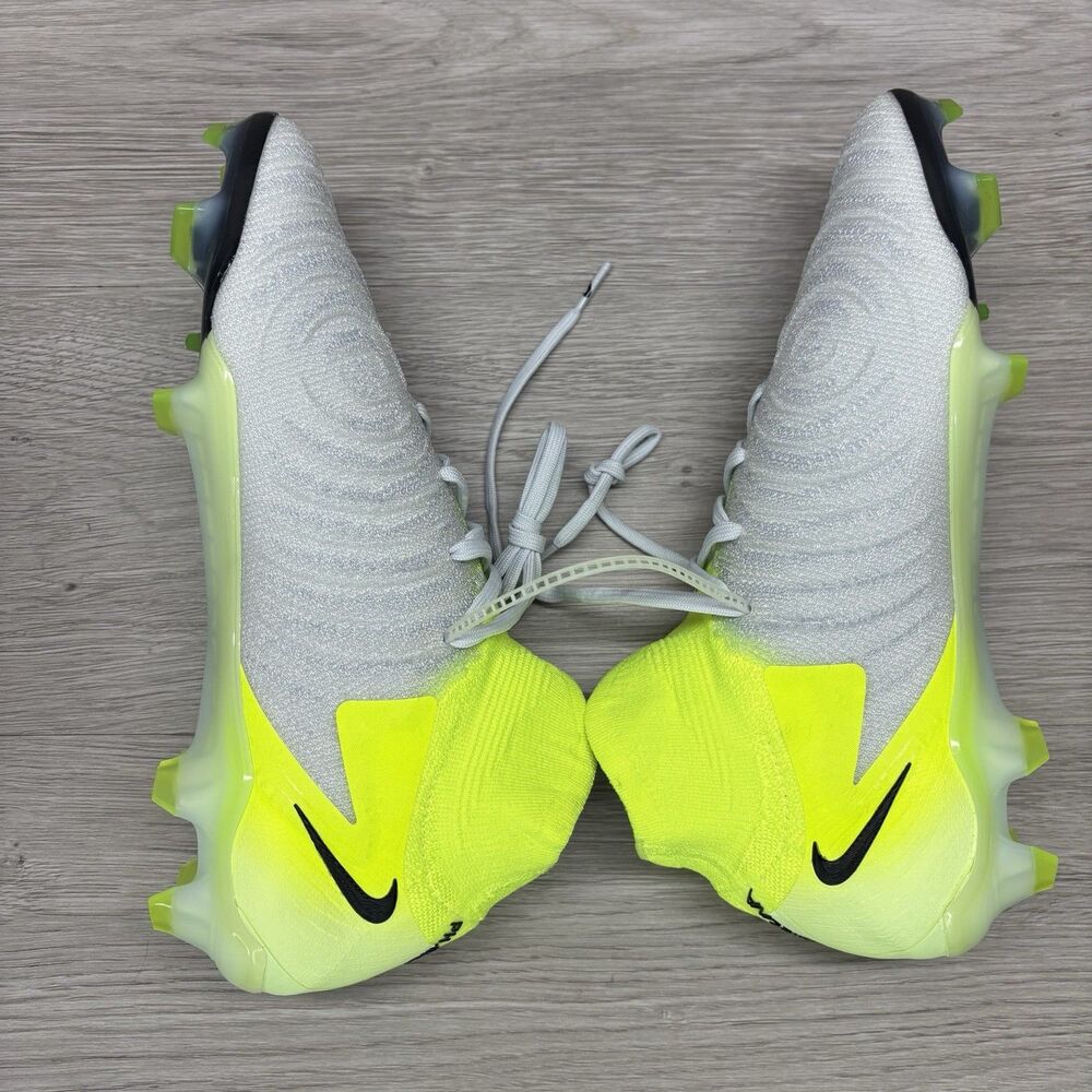 NEW Nike Phantom Luna 2 Elite FG Soccer Cleats HF4358-003 Men’s Sz 6 Yellow/Gray - Picture 3 of 13
